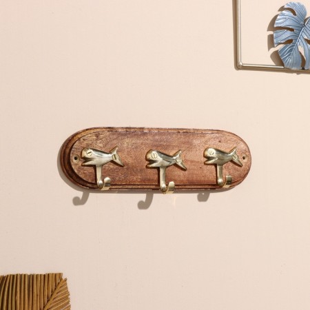 Boar "whales" brass, MDF 23 cm-1