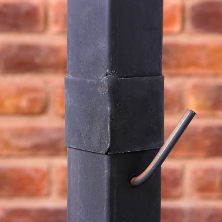 Oven for a cauldron 10 l d = 34 cm, with a chimney, with a door-6