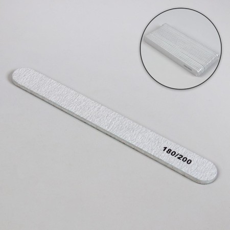 File - emery, abrasiveness 180/200, 18 cm, packing 20 pcs, color gray-1