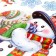Sticker Plastic Interior 3D "Santa Claus and Snow Maiden" MIX 30x50 cm