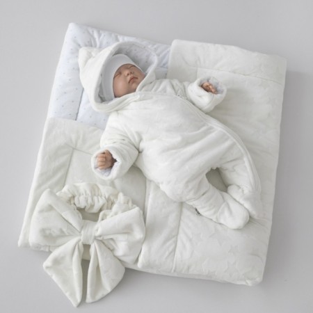 Set for discharge Winter Kinderlitto "Flombir Starks", 5 objects, height 56-62 cm, color milk-1