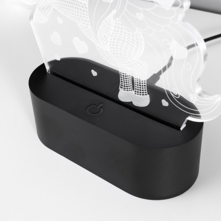 Sensor lamp "Unicorbed" LED USB (90cm) from 3xa Black Black 14x5.5x18.5 cm Risalux 765-6