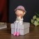 Polystone souvenir "Baby/Baby in a hat, with cocktail" Long legs mix 18x6.5x7.5 cm