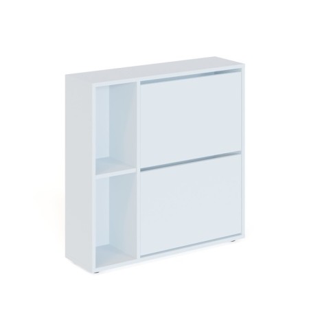 Tumbing for shoes "To-33", 769 × 224 × 771 mm, color white shag.-2