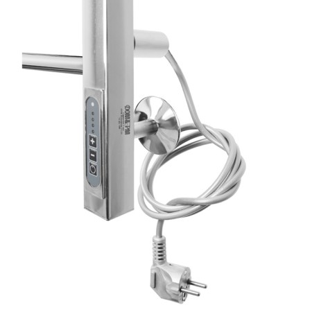 Domoterm electric heated towel rail "Quadro" P10, 500x1000 mm, right, chrome-2