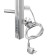Domoterm electric heated towel rail "Quadro" P10, 500x1000 mm, right, chrome