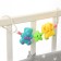 Stretching on the stroller/crib “Bear, star, elephant”, 3 toys, crumb me