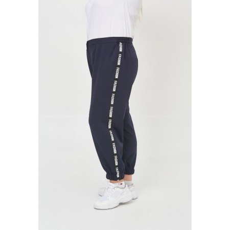 Female trousers, size 62, blue color-5