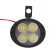 Farah Faram for motor vehicles, 4 LED, IP67, 3 W, directed light, set 2 pcs