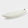 Ceramic serving dish "Rapsodia. Sheet ", 36 × 12 × 4 cm, white color