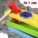 Putting on a rectangular base with 4 balls, descent and hammer