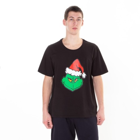 Male T -shirt "Grinch", black color, size 56