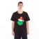 Male T -shirt "Grinch", black color, size 56