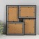 Photo frame plastic in 4 photos 10x15 cm "Aurora" Black 31.5x31.5 cm