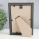 Photo frame plastic "reed" 10x15 cm, brown
