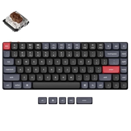 Wireless mechanical ultra-thin keyboard QMK Keychron K3 Pro, 84 keys, RGB-subs 108244
