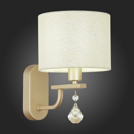 Wall lamp EVOLUCE. Sle107701-01. Elida. 1x40 W, E14, 16.5x24.5 cm, Shampan-1
