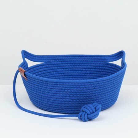 Ecologize animal sunbed (chlobum), 35 x 35 x 12 cm, weight up to 5 kg, blue-2