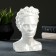 Kashpo - organizer "Bust of Frida" Pearl, 12x16.5x11cm
