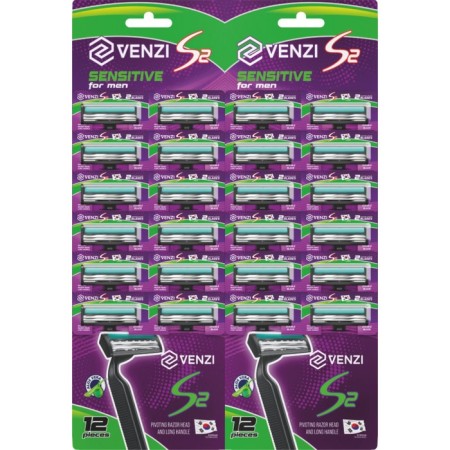 Broken Venzi S2, disposable, 2 blades