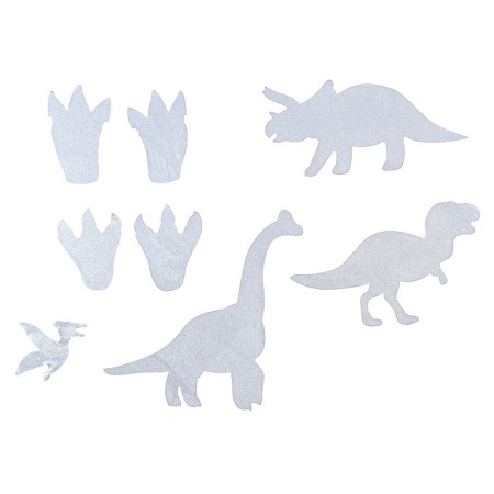 The raincoat "Dinosaurus" with reflective stickers, height 120-160 cm-8