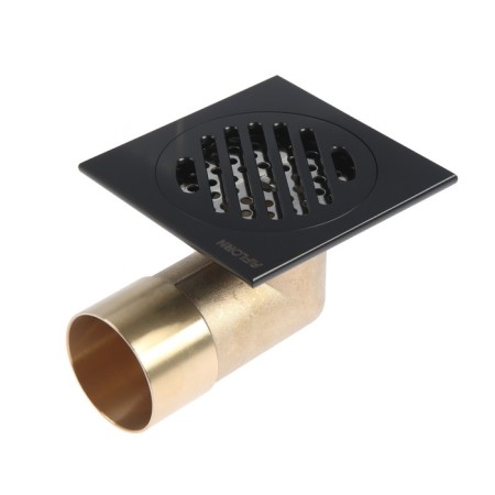 Gag Aflorn AF20510F-10, 100x100 mm, horizontal, brass, black-1