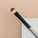 Makeup brush, bilateral, 14 (± 1) cm, black/silver color