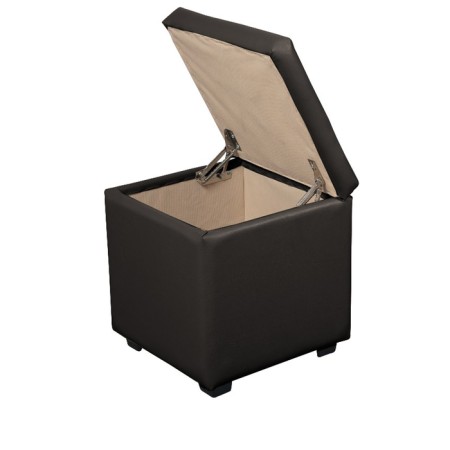 Puff Riga 400x400x430 Black gloss-1