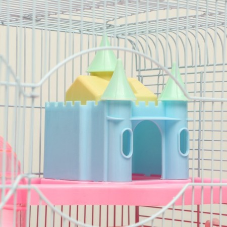 A cage for rodents "Pigzon", equipped with a lock, 37 x 27 x 30 cm, pink-3