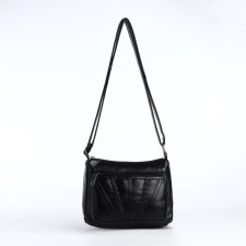 Women's bag with lightning, black color