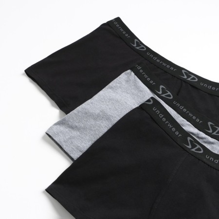 A set of men's boxers (3pcs), black/gray color, rr 54 (xxl)-1