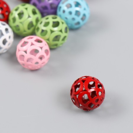 Busina for creativity Metal "Ball with Patterns" MIX 1.6x1.6x1.6 cm-1
