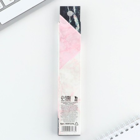 PREE WRITE WAS ARE GELENT WITH ARED ELEMS + 9pcs "Marble" rods, blue paste, 0.5 mm-7