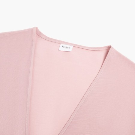 Pareo dress female minku: Summer Time Pink color, size 42-44-7