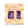 Candle in the cake jubilee "line" (set 2 in 1), number 45 /54, purple metallic, 6.5 cm