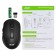 Acer OMR060 Black Optical Mouse (1600DPI) Wireless USB (6but)
