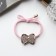 Hair elastic band "Iolanta" bow, 5 cm, mix