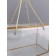 PET box with handles, gold, 30 x 15 x 20 cm