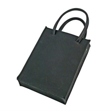 Women's bag (B2781-00140) genuine leather, black, 1x210x15 cm-1