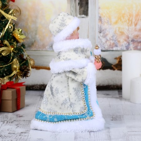Snow Maiden "Blue fur coat" moves, 28 cm-3
