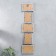 Photo frame plastic in 5 photos "Kruzo", col. with beads white-blue