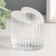 Glass of glass per 1 candle "Heart. Column" Transparent d = 2 cm 5.5x4.8x5.3 cm