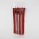 Lightning "Spiral", No. 5, non -proceeding, castle machine, 18 cm, red/white/black color