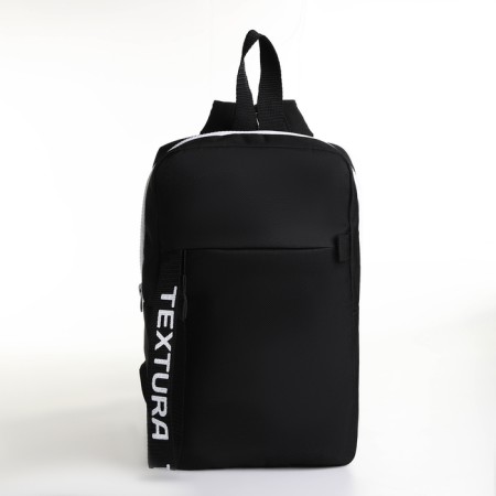 Textura's backpack, external pocket, black/white color-1