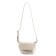 Female bag, artificial leather, white 22x10x18 cm