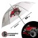 Umbrella children's "SUV" semi -automatic transparent, d = 90cm