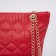 Zipper bag with lightning, red color