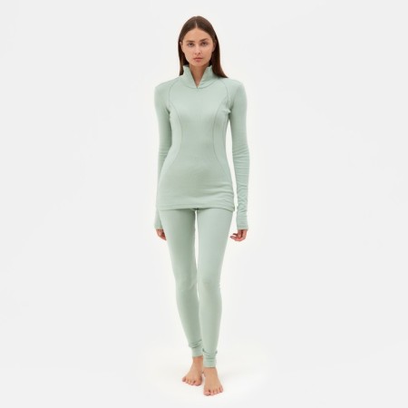 Women's thermal underwear (longshit, leggings) minku color emerald, size 52-10