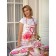 Path on the Ethel Flamingo table 30x70 cm, 100% cotton, sarzha 190 g/m2