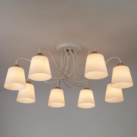 Betty chandelier, 8x40W E27, white color-1